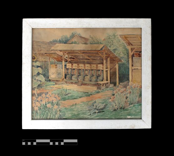 Malovaný závěsný obraz od Františka Pečínky